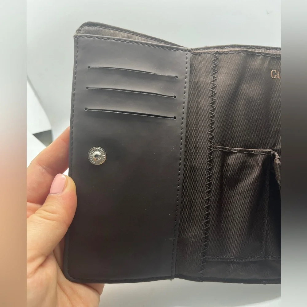 Guerlain paris trifold wallet vintage